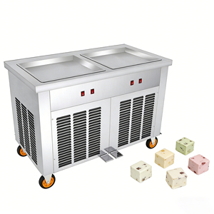 Machine à glaces frites commerciale avec protection de sécurité pour les services de restauration, nettoyage facile, conception hygiénique, économie d'énergie - Product Image 1