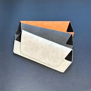 <span class=keywords><strong>Étui</strong></span> <span class=keywords><strong>à</strong></span> <span class=keywords><strong>lunettes</strong></span> en PU minimaliste haut de gamme <span class=keywords><strong>pliable</strong></span> léger grande capacité Ins <span class=keywords><strong>étui</strong></span> en tissu <span class=keywords><strong>à</strong></span> la mode - Product Image 1