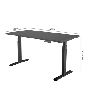 Escritorio Ergonómico Moderno de Alta Calidad para Oficina, con Doble Motor, Altura Ajustable Eléctricamente, Convertible, de Acero Inoxidable - Product Image 4
