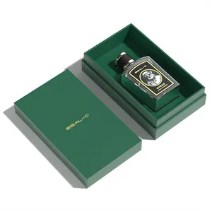 하이 퀄리티 사용자 정의 녹색 향수 상자 향수 포장을위한 우아하고 아름다운 우아한 상자