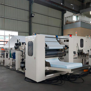 Ligne de production d'essuie-mains 6 lignes à profit élevé Machine de fabrication d'essuie-mains <span class=keywords><strong>Z</strong></span> pli Machine de fabrication d'essuie-mains N pli - Product Image 4