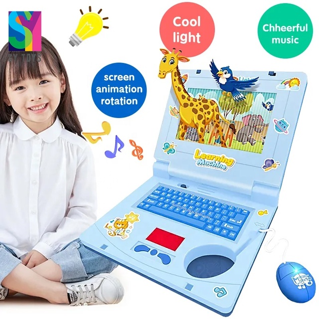 SY Activity Kids Exploration Screen Scroll Tablet Educational Computer Toy Learning Laptops
