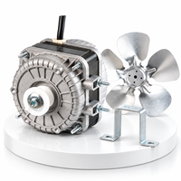 Moteur à pôles ombragés monophasé Fengyin haute efficacité, boîtier en aluminium robuste pour condenseurs industriels, transfert de chaleur amélioré