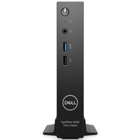 Komputer Dell OptiPlex 3000 klien tipis Intel Celeron CPU DDR4 8G RAM 64G eMMC PC