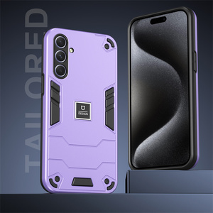 Pour <span class=keywords><strong>Samsung</strong></span> Galaxy A06/A16/M35/A35/A55/A25/M55/F14 TPU + PC Housse de protection antichoc 2 en 1 Armor Design Mobile Phone Case - Product Image 6
