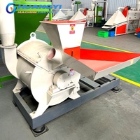 Schijfslijpmachine met 40-200 mesh zeef voor het maken van poeder van droge plantenwortels, fruitenschillen en palmvezels