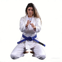 Set Lengkap GI BJJ Premium Wanita dengan Sabuk Gratis: Kimono Bjj yang Disetujui IBJJF untuk Kompetisi & Latihan (Pesanan Grosir)