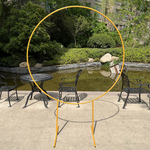 Decorazioni di nozze <span class=keywords><strong>arco</strong></span> del cerchio rialzato sfondo decorazioni per feste di compleanno cornici per striscioni fotografici <span class=keywords><strong>arco</strong></span> di nozze - Product Image 5