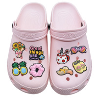 Breloques personnalisées pour chaussures, thème fille mignonne, épingles pour sabots, badges en vrac pour l'été, la plage et les pique-niques, accessoires esthétiques, cadeau