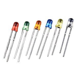 F3 cắm thẳng <span class=keywords><strong>Led</strong></span> đỏ xanh xanh ánh sáng <span class=keywords><strong>LED</strong></span> đầu tròn ngắn pin dài <span class=keywords><strong>Led</strong></span> 3mm cắm vào bóng đèn - Product Image 5