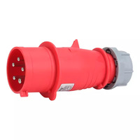 Connecteur de prise industrielle HFE, étanche IP44, 3, 4 ou 5 broches, 16A, 380V, 415V, prise murale mâle et femelle