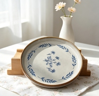 Tasse à café en céramique grande capacité peinte à la main C&H, style rétro chinois, pour le petit-déjeuner, le thé et le lait, cadeau en porcelaine pour les fêtes