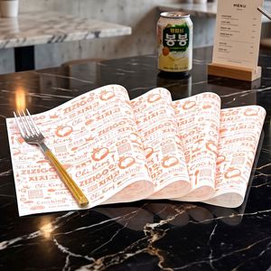 Papel de Envolver Kraft con Impresión de Logotipo Personalizado, Papel Antigrasa para Envolver Carne, Barbacoa y Sándwiches - Product Image 6