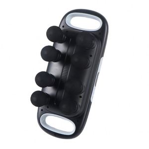 Pistolet de massage musculaire pour athlètes, masseur corporel électrique portatif pour tissus profonds avec moteur à balais, 3 vitesses, 8 têtes - Product Image 1