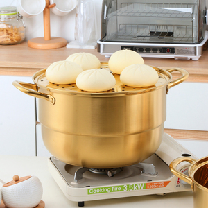 Pentola multifunzione a vapore a <span class=keywords><strong>3</strong></span> strati in acciaio inossidabile da 32cm pentola per la cottura degli alimenti - Product Image 5