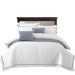 Colcha de cama de algodón de Hotel de 5 estrellas, precio barato, proveedor de China, ropa de cama de Hospital