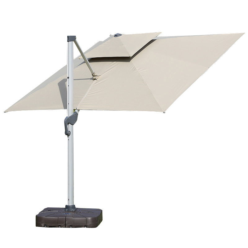 Wesunny, светодиодный зонтик для сада, 3 м, квадратные круглые коммерческие зонтики с основанием