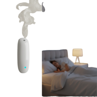 Diffuser Aroma Minyak Esensial Portabel Bertenaga Baterai Tombol Pintar Mesin Pengharum Meja Dinding Hotel Rumah Toilet Penyegar Udara