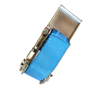 <span class=keywords><strong>Sangle</strong></span> d'arrimage à <span class=keywords><strong>cliquet</strong></span> robuste 75 mm <span class=keywords><strong>10</strong></span> T ceinture en polyester d'arrimage de cargaison pour des sangles d'arrimage de cargaison de transport efficaces - Product Image 4