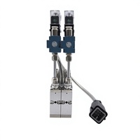 Pistolet à colle Robtaech 167376 (compatible double module) : doté d'un capteur NTC 167400 et d'une électrovanne 24V à commande indépendante