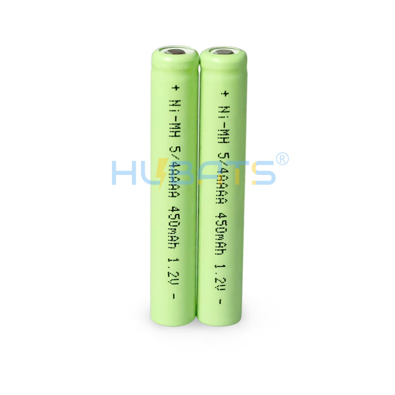 Hubats NiMH 5/4AAAA Battery 450mAh 1.2V Rechargeable Battery AAAA Size 450mAh 5/4AAAA 1.2V NiMH Battery Cells