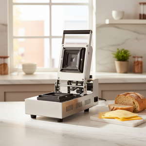 Machine à sandwich électrique de qualité commerciale, grille-pain à sandwich robuste pour hôtel, <span class=keywords><strong>buffet</strong></span>, ligne de petit-déjeuner - Product Image 1