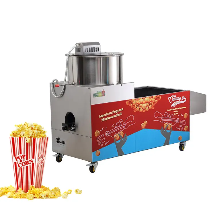 Máquina fabricante de popcorn, máquina automática comercial