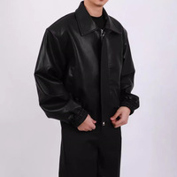 Veste de motard noire style 6 pour homme en similicuir PU, sur mesure OEM ODM, vente en gros pour toutes les saisons
