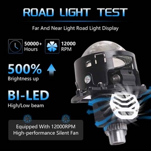 Best-Selling Sanvi S7 3-Inch Bi-LED Project Lens Headlight Lossless Installation Car Lamp Lighting System - Product Image 5