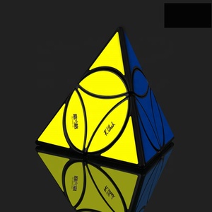 Sản Phẩm Mới Qiyi Đồng Xu <span class=keywords><strong>Tetrahedron</strong></span> Pyraminx Khối Lập Phương Ma Thuật Tốc Độ Trơn Bằng Nhựa Đồ Chơi Xếp Hình Cho Trẻ Em - Product Image 2