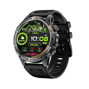Reloj Inteligente GPS YK15 de Silicona Naranja DSM11, 5ATM, Batería de 580 mAh, Altímetro, Brújula, Linterna, Seguimiento de Salud Vital - Product Image 5