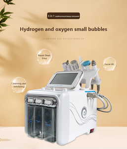 Appareil de beauté 6-en-1 à jet d'oxygène pour hydradermebrasion, nettoyage du visage et des yeux, bienfaits hydratants, acier inoxydable, usage commercial - Product Image 2