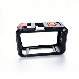 <span class=keywords><strong>Cage</strong></span> de caméra en aluminium pour DJI Osmo Action 5 Pro, Action 4, Action 3 avec base magnétique, fixation rapide, griffe porte-accessoire et monture 1/4 pouce - Product Image 2