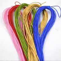 1ミリメートルWaxed Polyester Twine Cord Rope String Macrame Bracelet ThreadためJewelry Making Supplies DIY Craft
