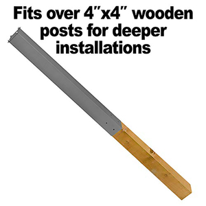 Boîte <span class=keywords><strong>aux</strong></span> <span class=keywords><strong>lettres</strong></span> moderne JH-Mech, stabilité fiable, 43 pouces, montage encastré, acier électrogalvanisé gris polyvalent - Product Image 3