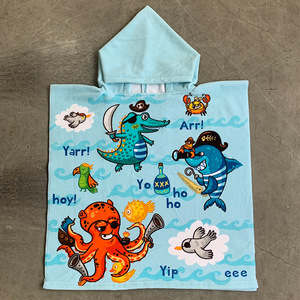 2025 serviettes <span class=keywords><strong>de</strong></span> bain et <span class=keywords><strong>de</strong></span> plage en microfibre <span class=keywords><strong>de</strong></span> qualité professionnelle pour enfants et portables avec impression <span class=keywords><strong>de</strong></span> dessin animé mignon - Product Image 2