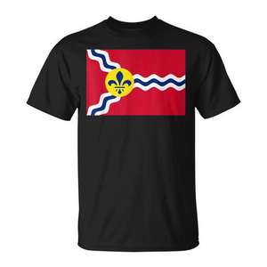 Camiseta Missourian con la bandera de St. Louis, camiseta promocional STL St. Louisan - Product Image 1