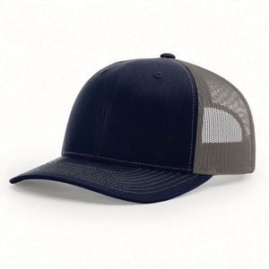 Customized Richardson 112 6-Panel Canvas Snapback Trucker <b>Hat</b> with Custom Leather Patch Unisex Four Seasons Sports <b>Hat</b> - Product Image 3