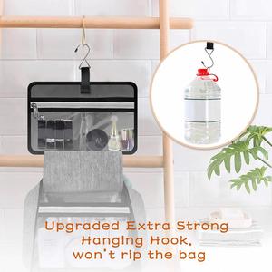 Custom Waterproof Hanging Toiletry Bag for Travel Multi-Functional Cosmetic Organizer <b>Case</b> Manufacturer - Product Image 4