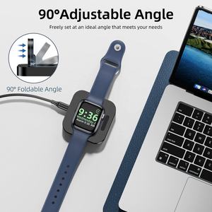 HNT พาวเวอร์<span class=keywords><strong>แบ</strong></span>งค์ไร้สายแบบพกพา 1200mAh พร้อมแม่เหล็กกันลื่น สำหรับนาฬิกา <span class=keywords><strong>Watch</strong></span> 6/<span class=keywords><strong>7</strong></span>/8/9 พร้อมสาย USB-A to C ยาว 1 เม<span class=keywords><strong>ต</strong></span>ร+บรรจุภัณฑ์ - Product Image 4