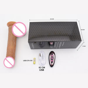 8,4 Zoll TPE Vibrierender <span class=keywords><strong>Dildo</strong></span> Günstige Sexspielzeuge für Frauen 7 Modi Erotik-Neuheiten aus Silikon Flüssigsilikon Großer <span class=keywords><strong>Dildo</strong></span> - Product Image 4