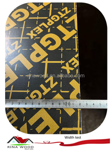 Núcleo de junta de dedo Tiras pequeñas Película negra Frente <span class=keywords><strong>Tablero</strong></span> de madera contrachapada fenólica Marina Formaldehído <span class=keywords><strong>para</strong></span> almacén de taller - Product Image 4