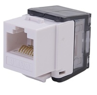 Prise réseau trapézoïdale Ropassor Cat6A UTP RJ45 RPS-1070T8C6A, câble solide 22-26AWG, garantie 5 ans, assemblage sans outil T568A/B