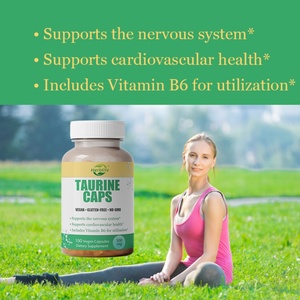 Suplemento de Taurina OEM ODM con Vitamina B6 - Apoya el Sistema Cardiovascular y Nervioso, Suplemento para la Salud, Vegano, Sin OMG, Sin Gluten - Product Image 3