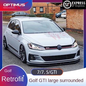 Piezas Modificadas para Golf 7/7.5 GTI: Parachoques Delantero, Parachoques Trasero, Salida de Escape, Faldones Laterales, Rejilla Central, Labio Trasero. Nuevo. - Product Image 5