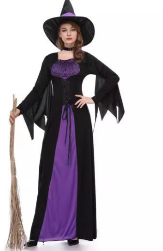 Robe de sorcière + chapeau