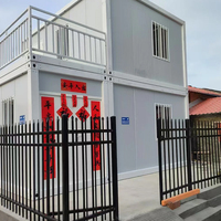 Maisons modulaires portables pliables de 20 pieds, maisons conteneurs préfabriquées pliantes en acier, abri de voiture rapide à vendre