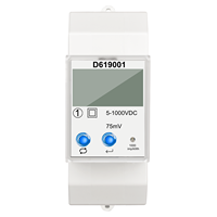 YTL DC meter DEM2D series 5 ~ 1000V Din-Rail 1 Fase 2W DC Medidor de potencia