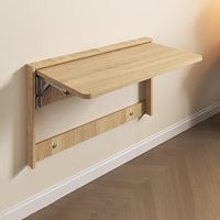 Kleiner Schwebender Wandklapptisch Faltbarer Wandmontierter Computertisch Platzsparender Holztisch für Wohnzimmer