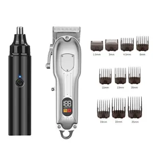 Wholesale LED Display Electric Hair Clipper Men S Rechargeable Hair Clipper Professional Hair Trimmer Accessories Customized Oil